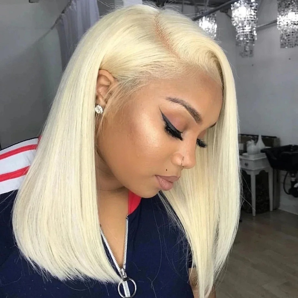Glueless Wear And Go Human Hair Wig - Perucas de Cabelo Humano Loiro 613