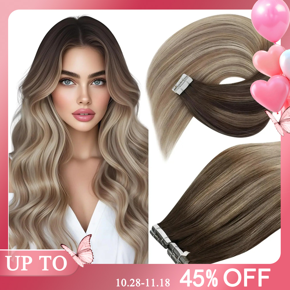 Invisible Tape In Extensions Real Hair - Extensões de Cabelo Humano VeSunny com