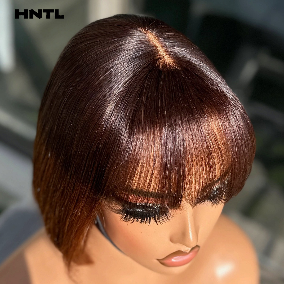 Peruca Bob com Franja Wear and - Glueless Wear And Go Human Hair Wig avaliação e preço