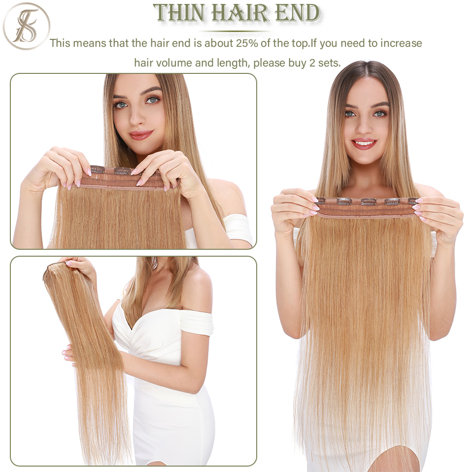 Tess clipe em extensões de cab - Seamless Clip In Hair Extensions Human Hair avaliação e preço