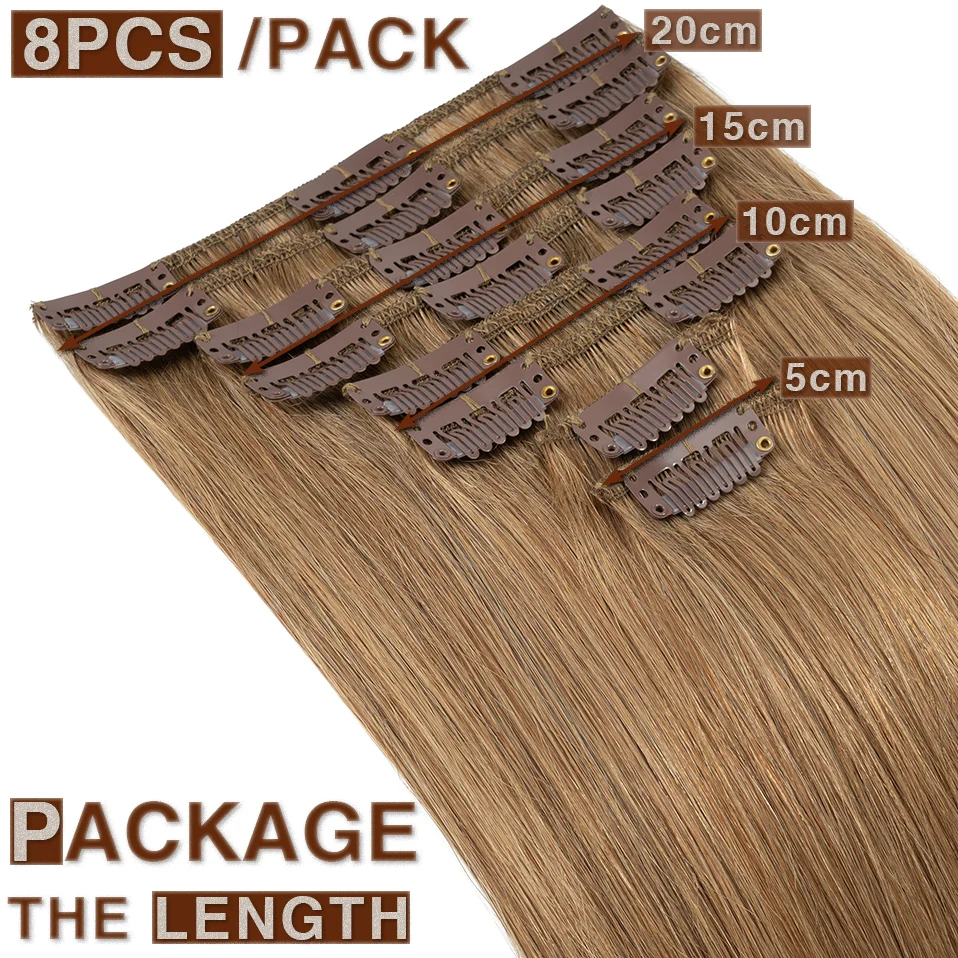 S-noilite extensões de cabelo  - Seamless Clip In Hair Extensions Human Hair avaliação e preço