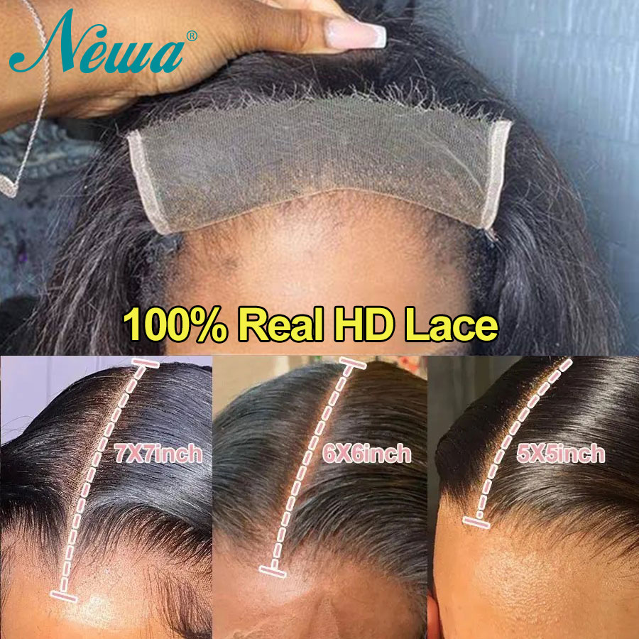 HD Lace Front Perucas de Cabel - Hd Lace Frontal Wig Human Hair Pre Plucked avaliação e preço