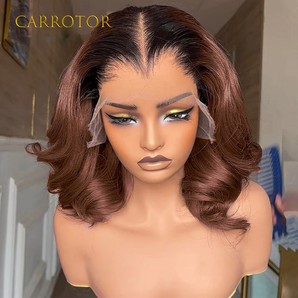 Peruca Frontal de Renda Invisí - Human Hair Wigs avaliação e preço