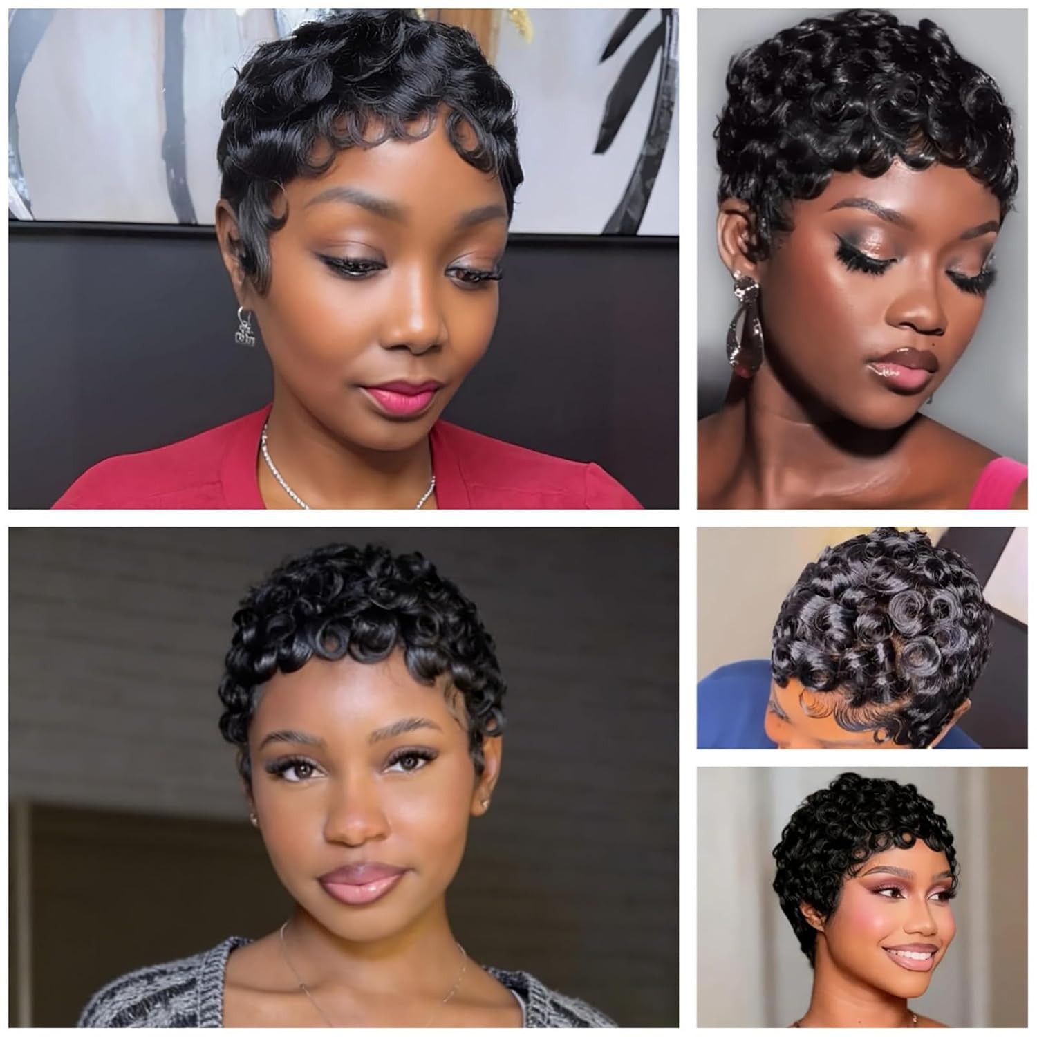 Peruca de cabelo humano com fr - Pre Parted 13X4 Lace Front Bob Wig avaliação e preço