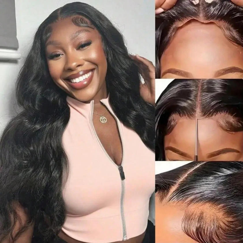 Peruca de Cabelo Humano Ondula - Hd Lace Frontal Wig Human Hair Pre Plucked avaliação e preço