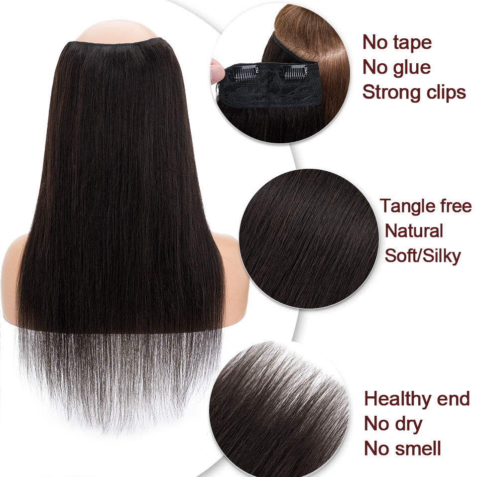 Extensões de cabelo SEGO com c - Seamless Clip In Hair Extensions Human Hair avaliação e preço
