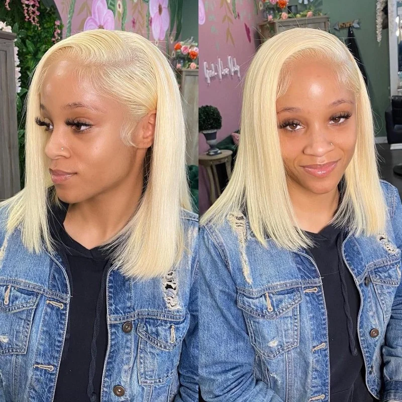 Perucas de Cabelo Humano Loiro - Glueless Wear And Go Human Hair Wig avaliação e preço