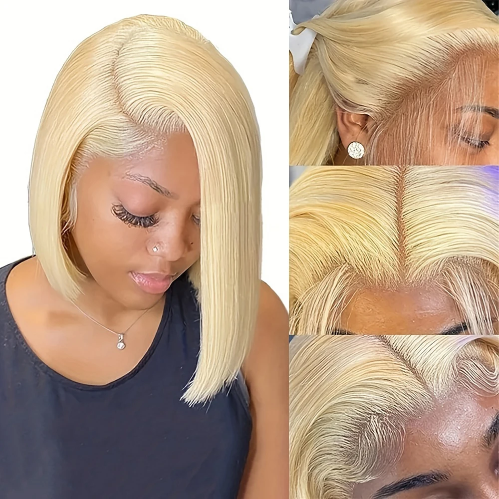 Perucas de Cabelo Humano Loiro - Glueless Wear And Go Human Hair Wig avaliação e preço
