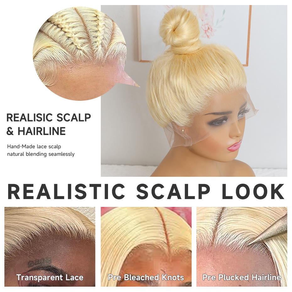 Peruca de Cabelo Humano Liso O - Human Hair Wigs avaliação e preço