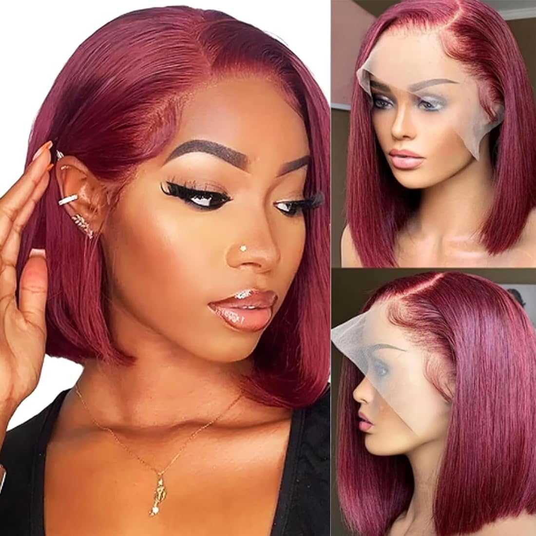 Perucas de cabelo humano, mode - Glueless Wear And Go Human Hair Wig avaliação e preço