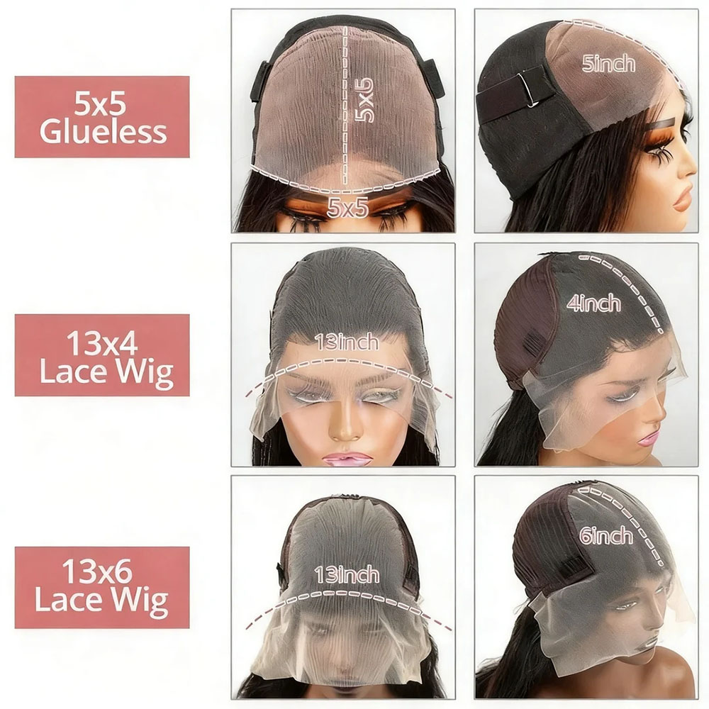 Perucas Frontais de Renda 13x6 - Glueless Wear And Go Human Hair Wig avaliação e preço