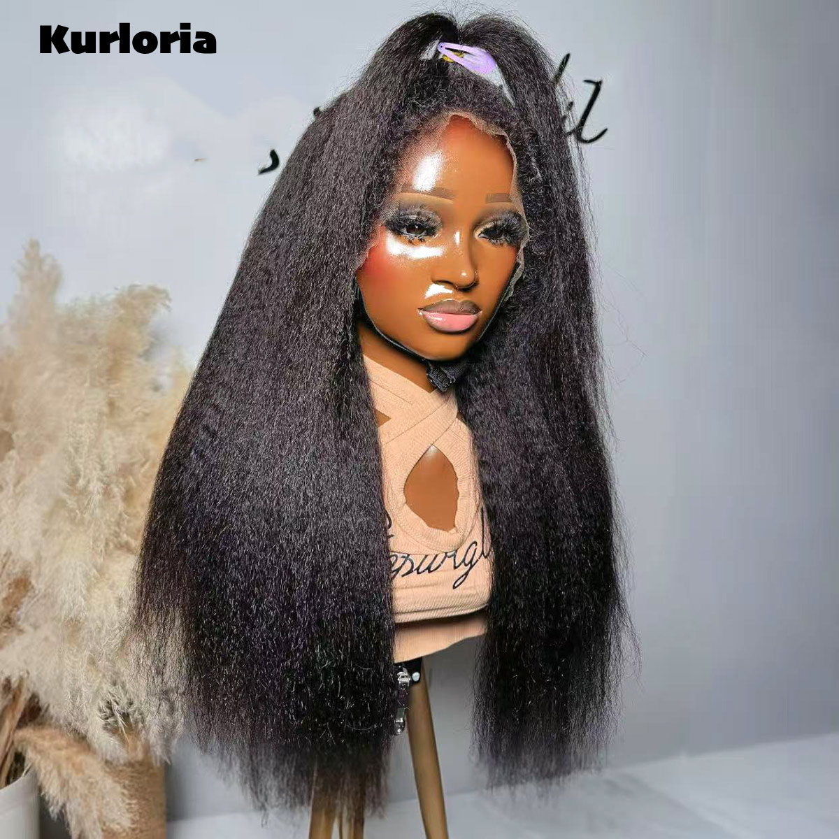 Peruca de Renda Transparente H - Glueless Wear And Go Human Hair Wig avaliação e preço